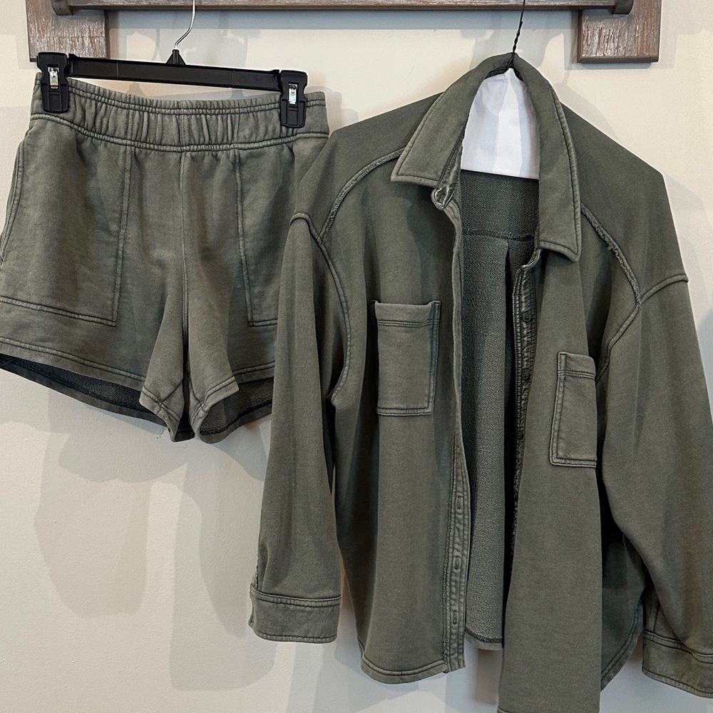 Olive Green Men's Shorts